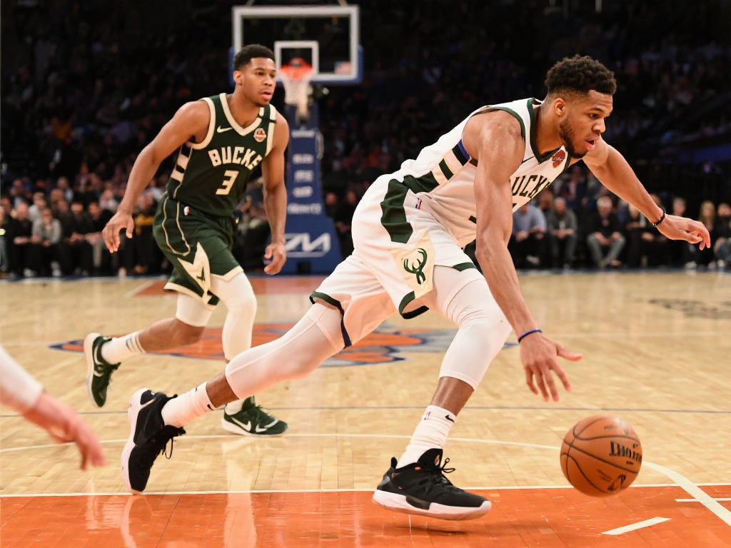 字母哥复出空砍30+9 阿努诺比爆发雄鹿憾负尼克斯 对于整场比赛而言,雄鹿出现的多次关键失误